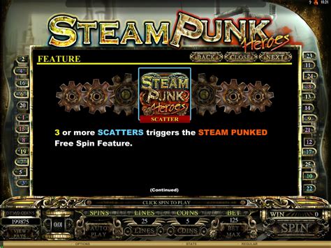 Steam Punk Heroes™ Video Slot Machine Game Free .